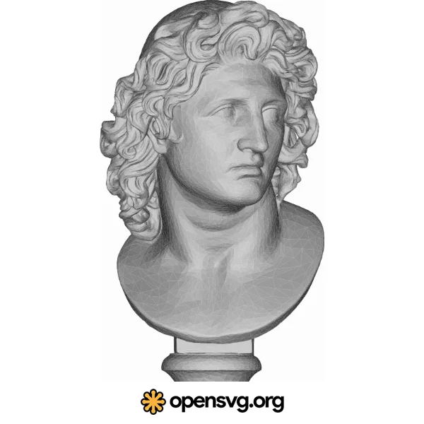 Alexander Bust, 3d Sculpture