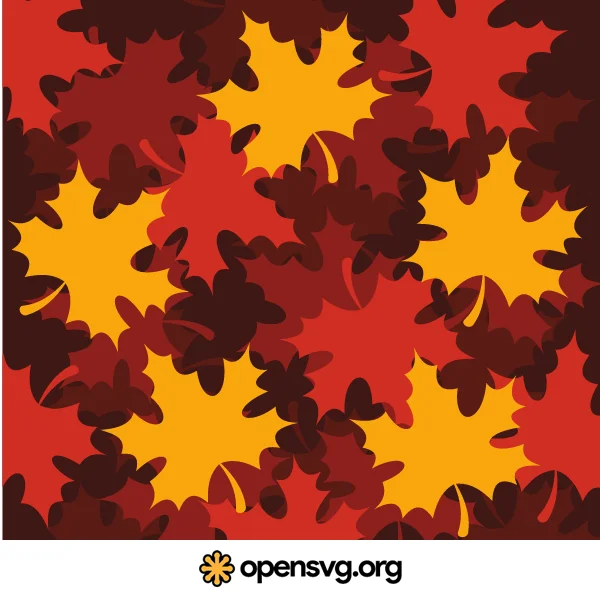 Autumn Leaves Pattern Background