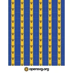 Barbados Flag Seamless Pattern Background Svg vector