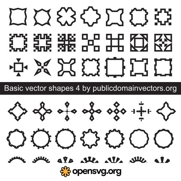 Basic Geometric Shapes Set