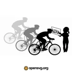 Racing Bicycle, Bike Sport Svg vector