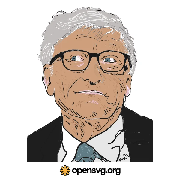 Bill Gates Portrait