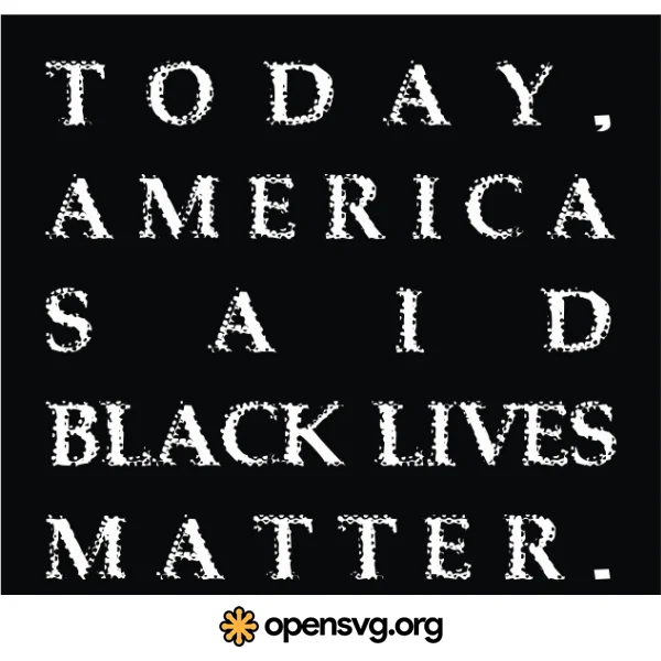 Black Lives Matter Typography