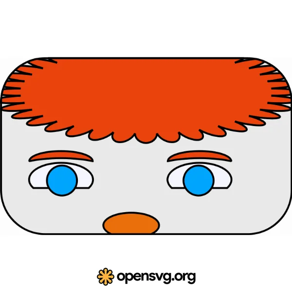 Cartoon Boy Face Icon
