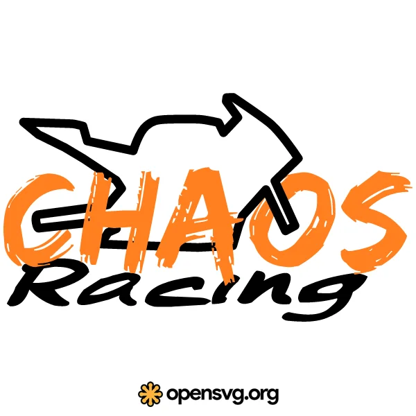Chaos Racing Logo Sport Motorbike