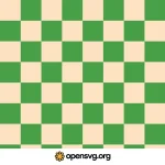 Chessboard Green Yellow Bisque Background Svg vector