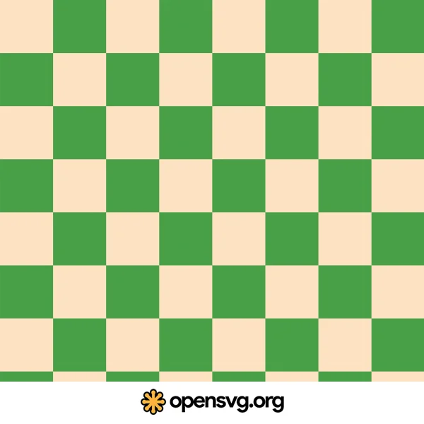 Chessboard Green Yellow Bisque Background