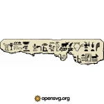 Egyptian Symbol Hieroglyphics Svg vector