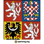 Czech Republic Logo Coat Of Arms Svg vector