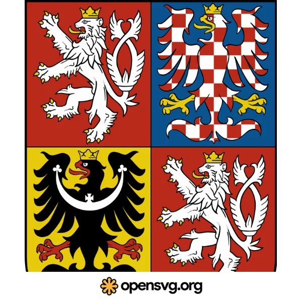 Czech Republic Logo Coat Of Arms