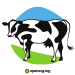 Dairy Cattle Cow Animal Svg vector