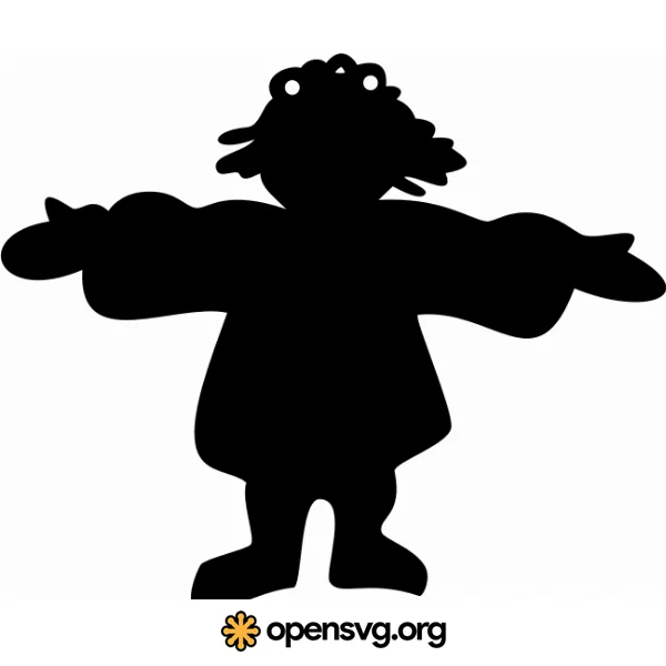 Cartoon Doll Silhouette, Toy Silhouette Character