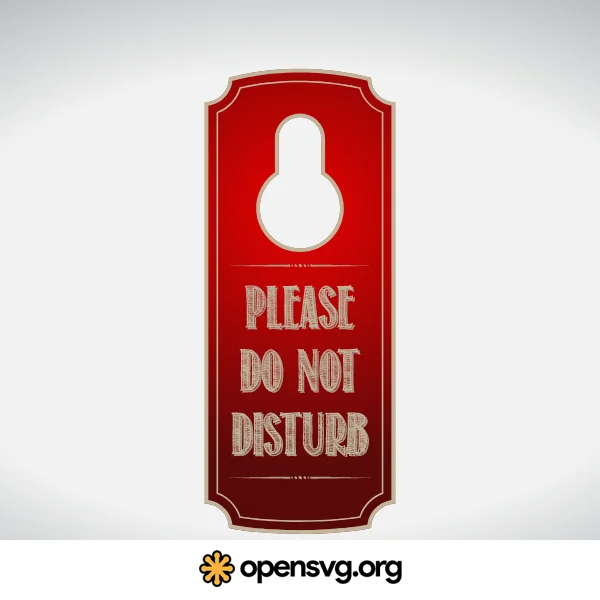 Do Not Disturb Door Sign