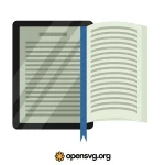 Open Book Icon Svg vector