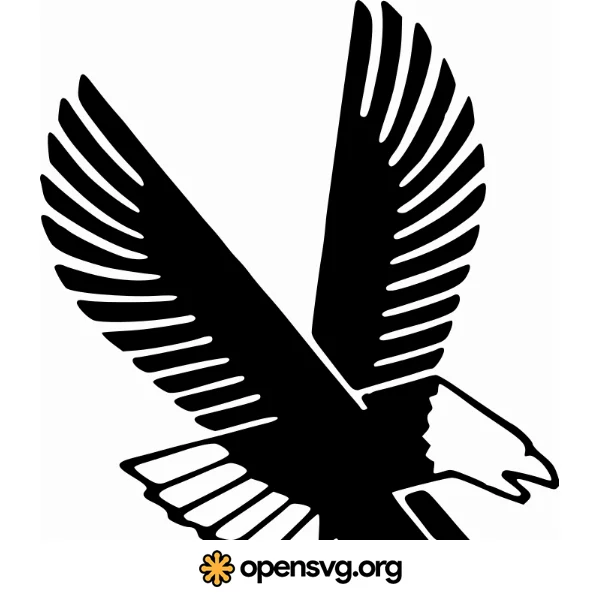 Eagle Wings Silhouette Logo
