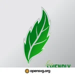Eco Leaf Logo Svg vector