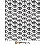 Girl Eye Seamless Pattern Background Svg vector
