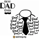 Father Day Typography Svg vector