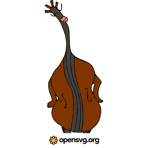 Cello Music Instrument Cartoon Character