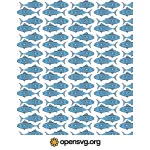 Blue Fish Seamless Pattern Background Svg vector
