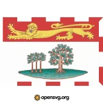 Prince Edward Island Flag Logo Svg vector