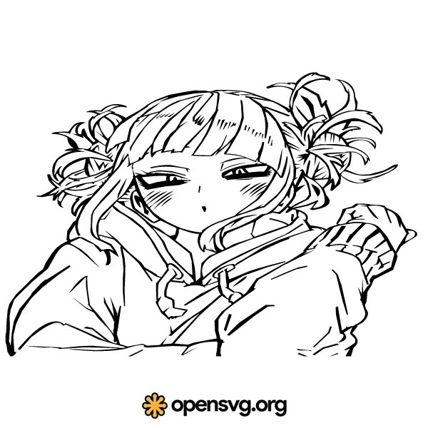 Free SVG Savage Anime Girl, Anime SVG