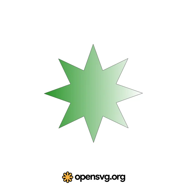 Green Star, Geometric Shape