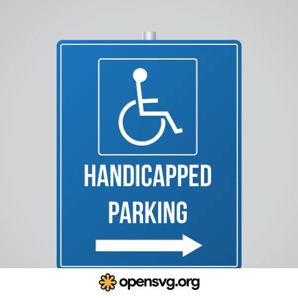 Handicapped Parking Sign Board