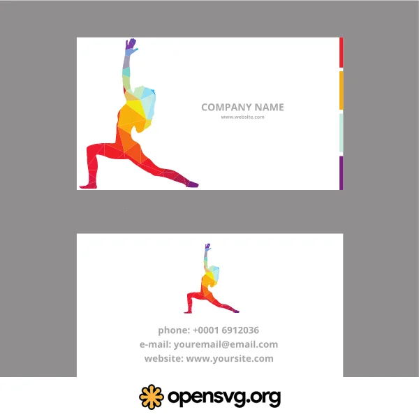 Yoga Class Business Card Template