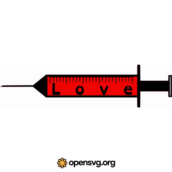 Vaccine Syringe Of Love