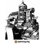 Vintage Machine Translation Svg vector