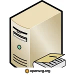 Old Server Gadget Logo Svg vector