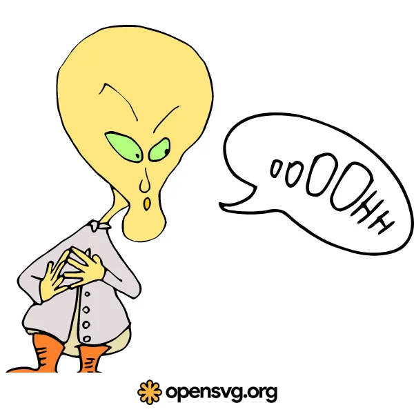 Cartoon Alien Speech