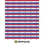 Paraguay Flag Seamless Pattern Background Svg vector