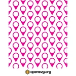 Pin Icon Seamless Pattern Svg vector