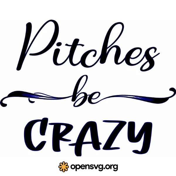 Pitches Be Crazy Typography, Script Font