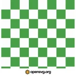 Chessboard Green White Pattern Svg vector