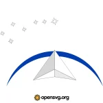 North Star Icon, Logo Svg vector