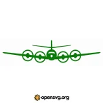 Propeller Aircraft Logo Shape Svg vector