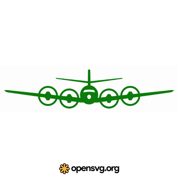 Propeller Aircraft Logo Shape