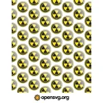 Radiation Icon Seamless Pattern Background Svg vector