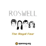 Roswell Royal Four Poster Svg vector