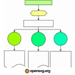 Simple Diagram Svg vector