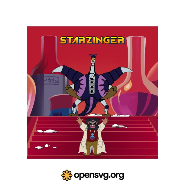 Sci Fi Bots Poster Starzinger Doctor 5