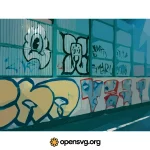 Graffiti Street Art Svg vector