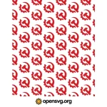 Us Communist Party Logo Symbol Seamless Pattern Svg vector